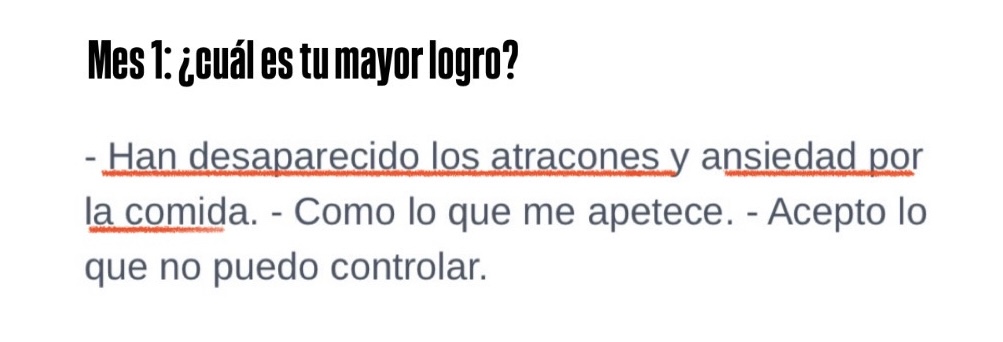 Mensaje de una alumna del Programa Amina