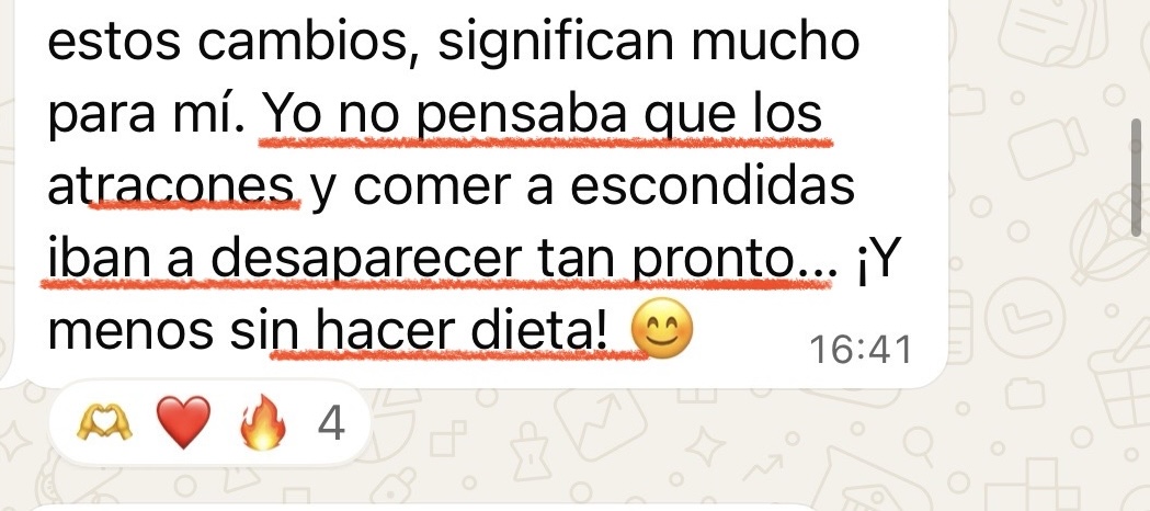 Mensaje de una alumna del Programa Amina